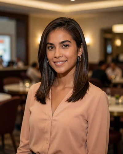 Grace, 29, Filipino American woman at an upscale Las Vegas lounge