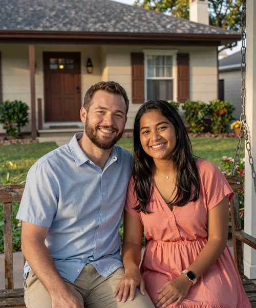 Mark from USA and Dewi from Indonesia, a successful couple who met through Indonesian dating on Foreign Girl Date platform
